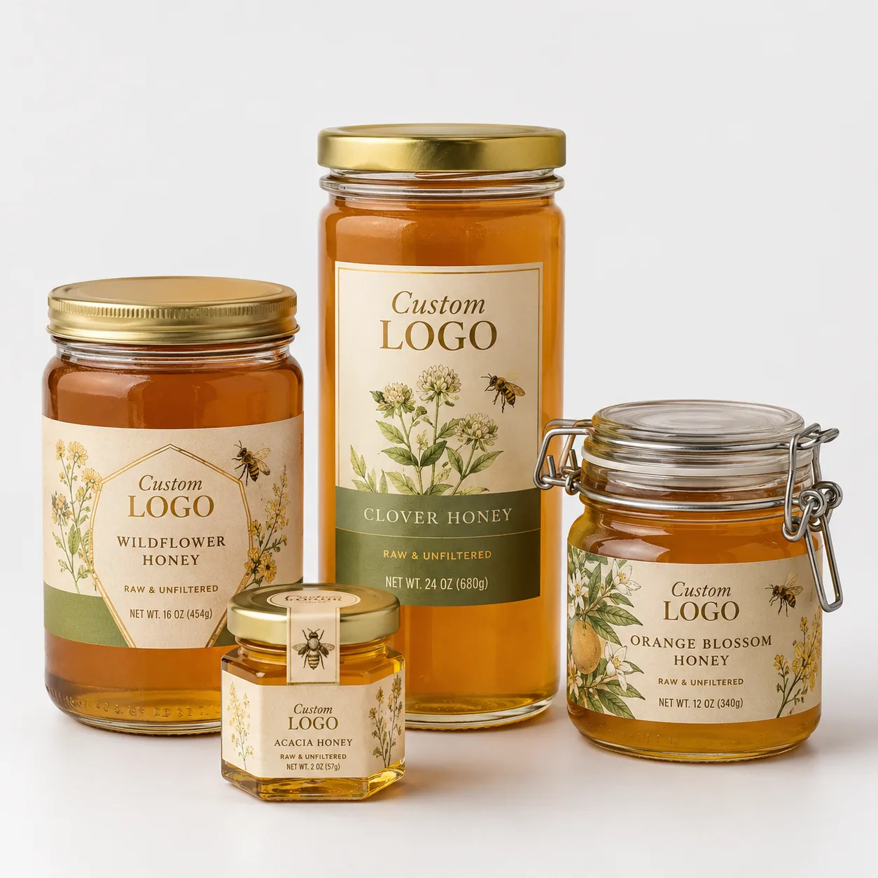 Honey Jar Labels